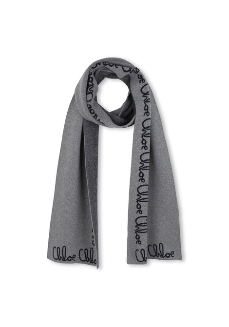 Sciarpa con stampa logo CHLOE' KIDS | C20674A46